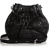 Rebecca Minkoff Fiona Small Perforated Bucket Bag photo