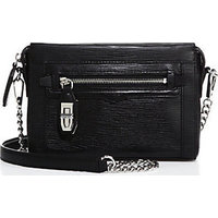 Rebecca Minkoff Mini Crosby Wave-Embossed Crossbody Bag photo