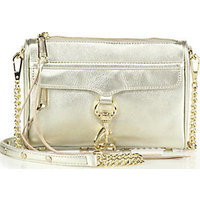 Rebecca Minkoff Mini MAC Metallic Convertible Crossbody Bag photo