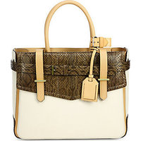 Reed Krakoff Boxer Mixed-Media Satchel photo