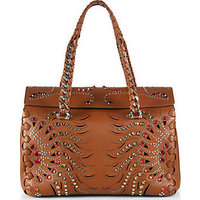 Roberto Cavalli Studded Satchel photo