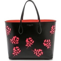 Rochas Cutout Roses Tote photo