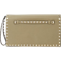 Valentino Rockstud Flap Clutch photo