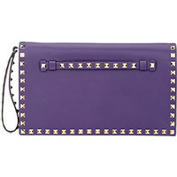 Valentino Rockstud Flap Clutch photo