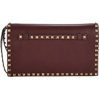 Valentino Rockstud Flap Clutch photo