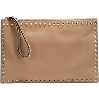 Valentino Rockstud Flat Clutch photo