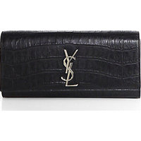 Saint Laurent Embossed Cassandre Clutch photo