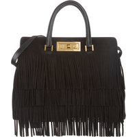 Saint Laurent Fringed Trois Clous Tote photo