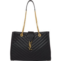 Saint Laurent Quilted Monogramme Tote photo