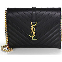 Saint Laurent Saint Laurent Matelassé Monogram Envelope Chain Bag photo