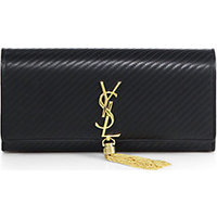 Saint Laurent Saint Laurent Monogram Tassel Clutch photo