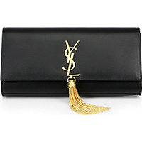 Saint Laurent Saint Laurent Monogramme Tassel Clutch photo