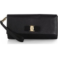 Salvatore Ferragamo Camy Saffiano Clutch photo