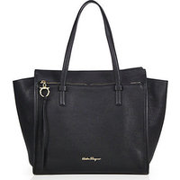 Salvatore Ferragamo Amy Convertible Leather Tote photo