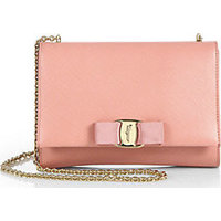 Salvatore Ferragamo Miss Vara Chained Flap Clutch photo