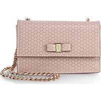 Salvatore Ferragamo Vara Medium Perforated Crossbody Bag photo