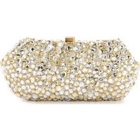 Santi Gold and Silver Jeweled Clutch photo