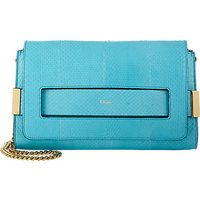 Chloé Snakeskin Medium Elle Convertible Clutch photo