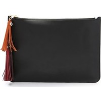 Sophie Hulme Large Pouch with Tassels photo