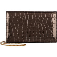 Stella McCartney Croc-Stamped Shoulder Bag photo