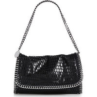 Stella McCartney Falabella Flap-Front Net Overlay Shoulder Bag photo