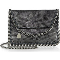 Stella McCartney Falabella Metallic Faux-Python Shoulder Bag photo