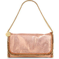 Stella McCartney Falabella Metallic Fold-Over Shoulder Bag photo