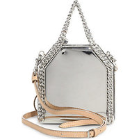 Stella McCartney Falabella Mini Baby Bella Mirrored Top-Handle Bag photo