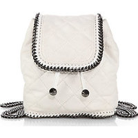 Stella McCartney Falabella Quilted Faux-Leather Mini Backpack photo