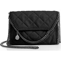 Stella McCartney Falabella Mini Quilted Faux Suede Shoulder Bag photo