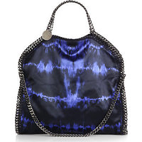 Stella McCartney Falabella Tie-Dye Satin Small Fold-Over Tote photo