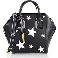 Stella McCartney Mini Faux-Leather Boston Bag with Stars photo