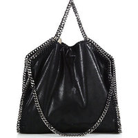 Stella McCartney Shaggy Deer Falabella Fold-Over Small Tote photo