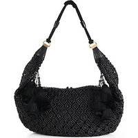 The Row Sling Leather Macramé Hobo photo