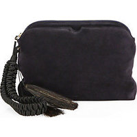 The Row Suede Tassel Wristlet Clutch photo