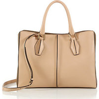 Tod''s D-Cube Medium Two-Tone Leather Shopper photo