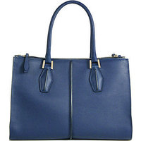 Tod''s D-Cube Medium Two-Tone Leather Shopper photo