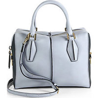 Tod''s D-Cube Two-Tone Small Leather Satchel photo