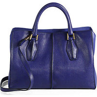 Tod''s Pebble & Smooth Leather Divided Tote photo