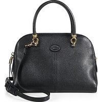 Tod''s Sella Bugatti Small Leather Satchel photo