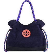 Tory Burch Kellyn Canvas & Leather Tote photo