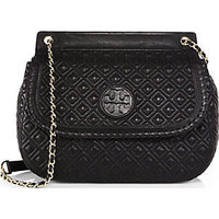 Tory Burch Marion Quilted Saddle Shoulder Bag photo