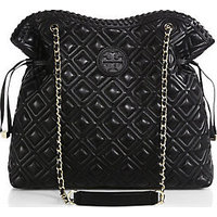 Tory Burch Marion Quilted Slouchy Tote photo