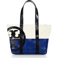 Tory Burch Multicolor Dipped Coated Canvas Tote photo