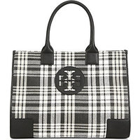 Tory Burch Plaid Ella Tote photo