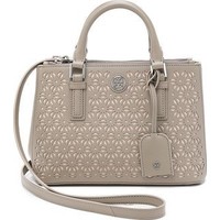 Tory Burch Robinson Micro Double Zip Satchel photo