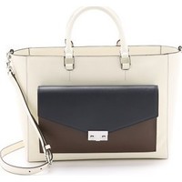 Tory Burch T Lock Colorblock East / West Tote photo