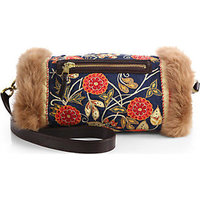 Tory Burch Tapestry Fur Muff Bag photo