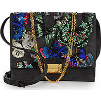 Valentino Close-Up Sequined Butterfly Shoulder Bag photo