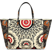 Valentino Covered Mixed-Floral Tote photo